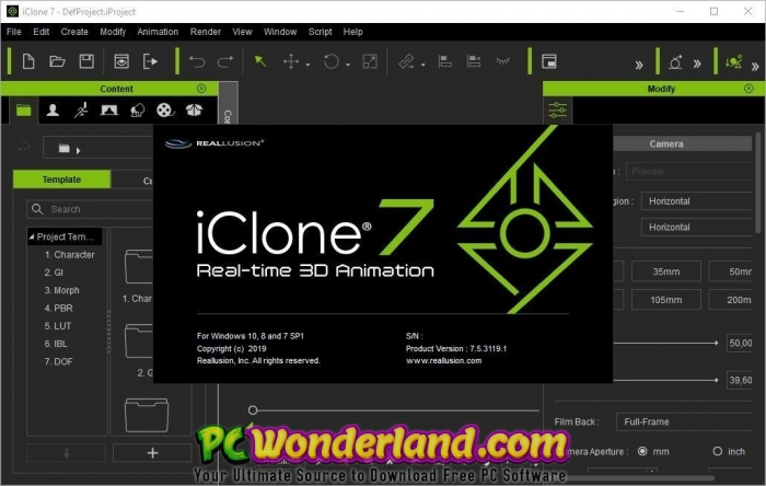 iclone 5free download.reallusion